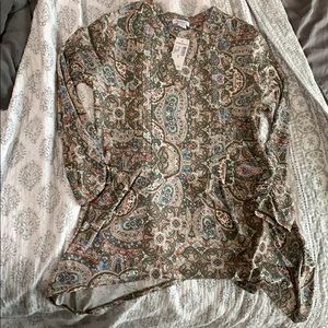 Westport Paisley Print Blouse